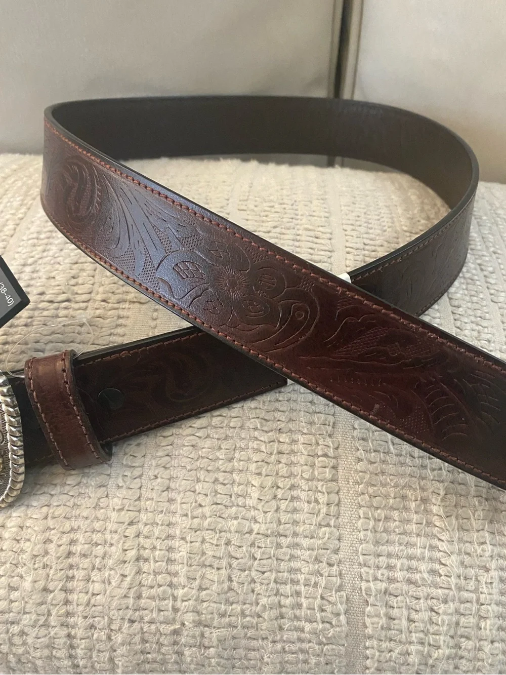 New Men’s Nike Country Leather Reversible Belt Large 38-40